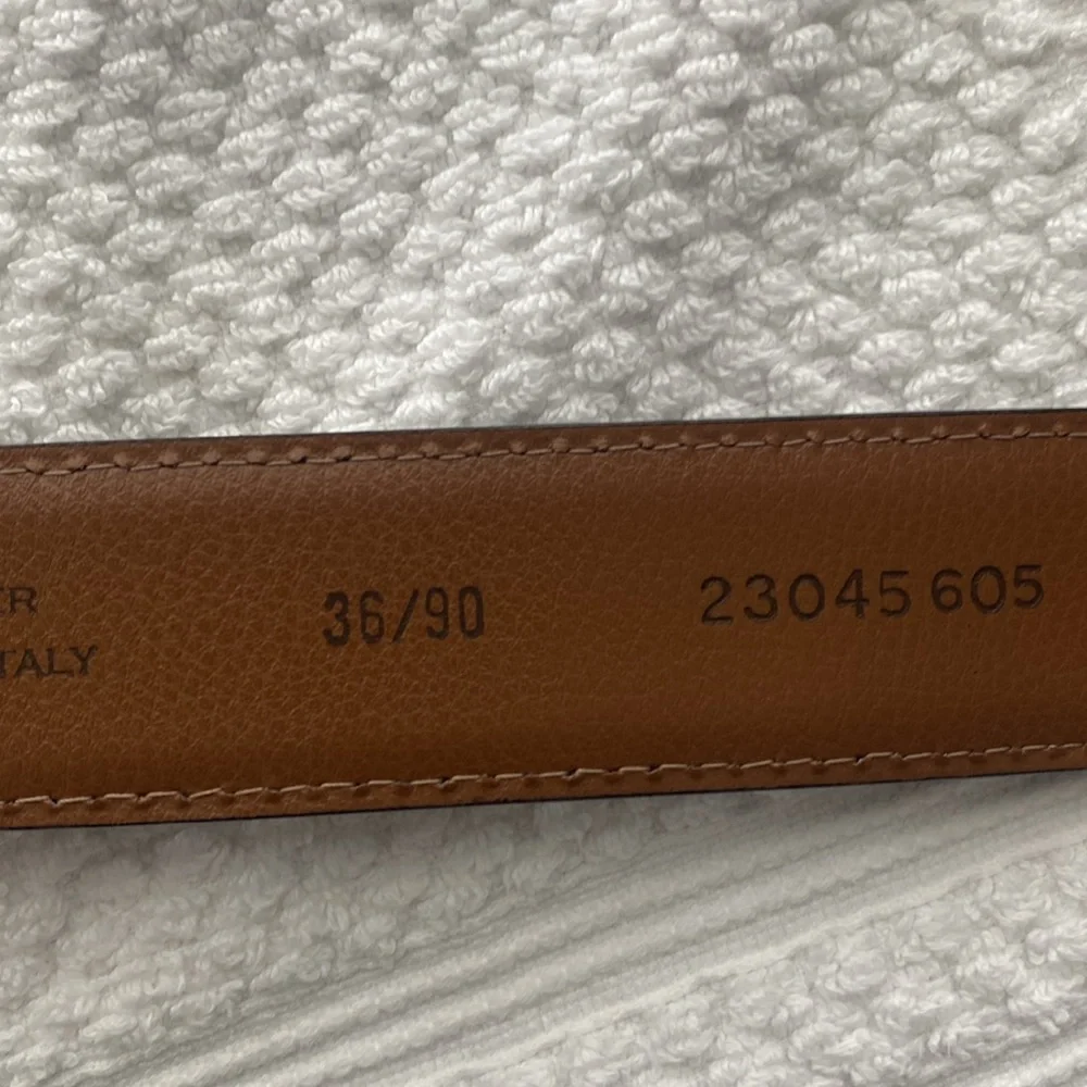 JoS. A. Bank Genuine Brown Leather Belt Size 36/90